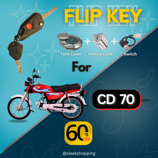 3 in 1 Flip Key Lock Set For Cd70 Computer Key