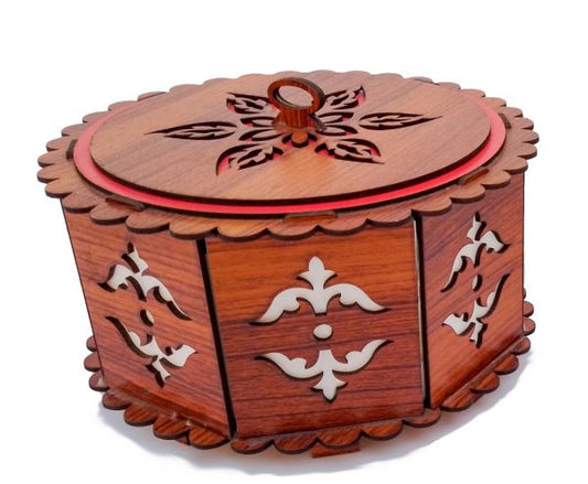 Wooden Jewellery Box - Sleek Shopping