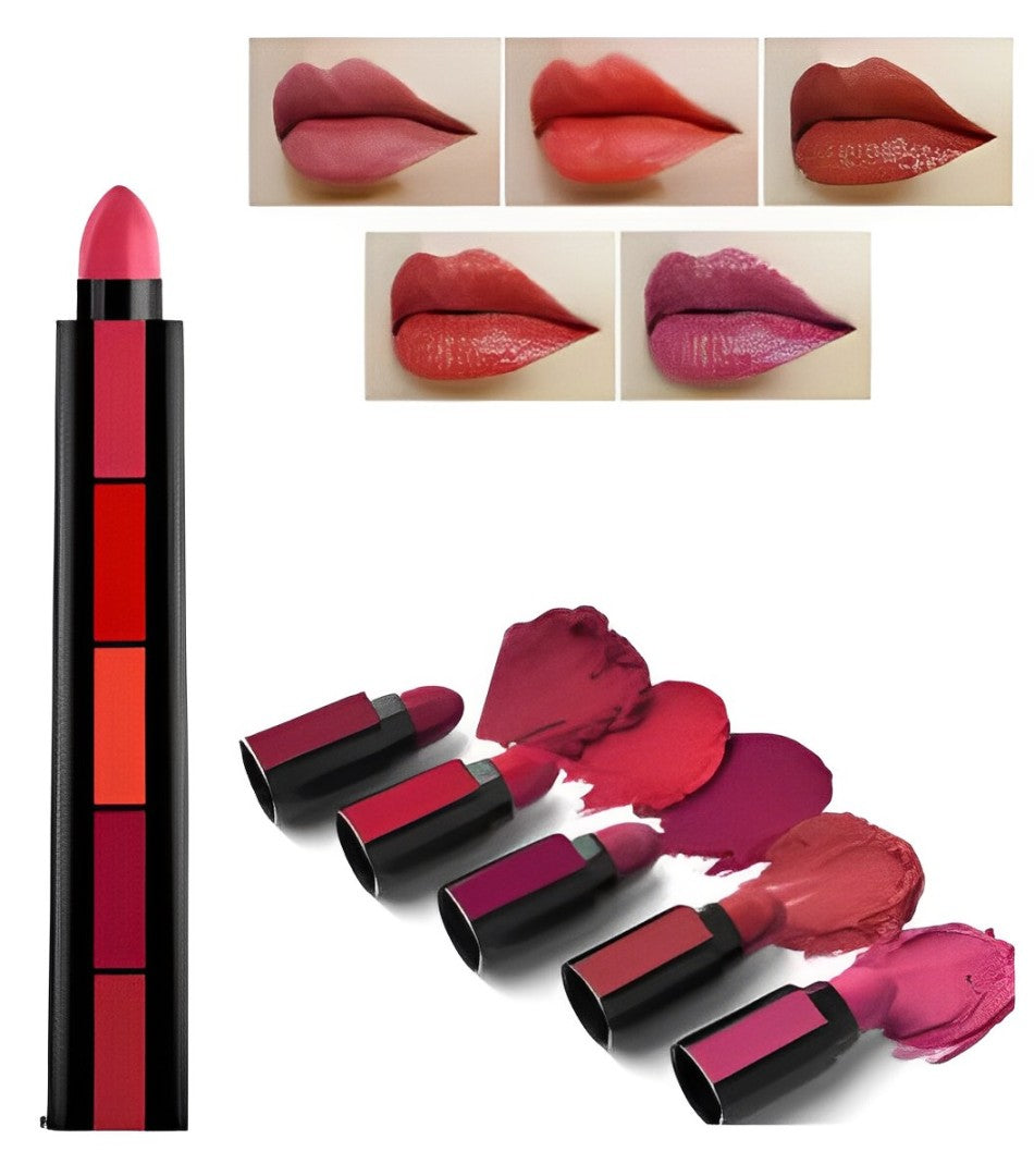 5 In 1 Matte Lipstick | BUY 1 GET 1 FREE!