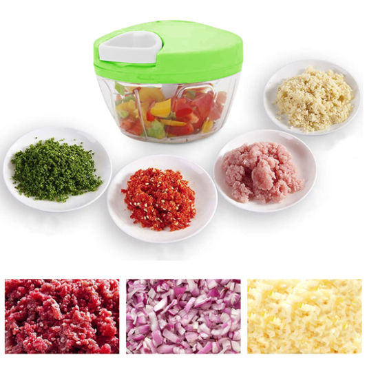 Manual Food Chopper For Vegetable,Fruits - Sleek Shopping